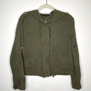 Brandy Melville Cropped Utility Jacket
